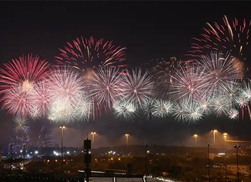 济源市焰火晚会